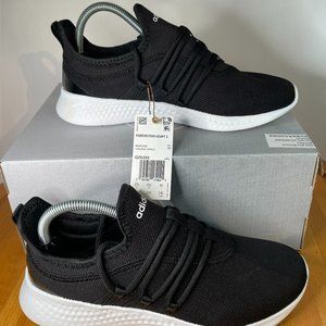 Adidas NIB Puremotion Adapt 2.0 Lightweight Sneaker Shoe Black Women Size 8